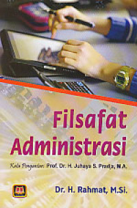 Image of Filsafat Administrasi